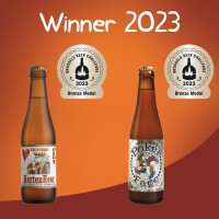 Hertenheer & Pokerface halen brons op Brussels Beer Challenge 2023